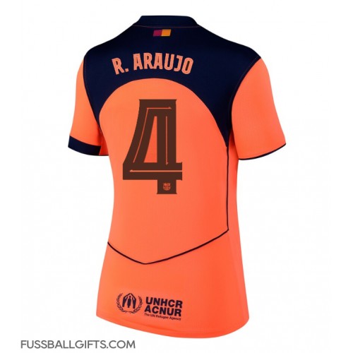 Barcelona Ronald Araujo #4 Fußballbekleidung 3rd trikot Damen 2025-26 Kurzarm